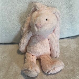 Jellycat Kitten bashful bunny Light pink W/ Gingham Trim  11” Easter Stuffed Toy